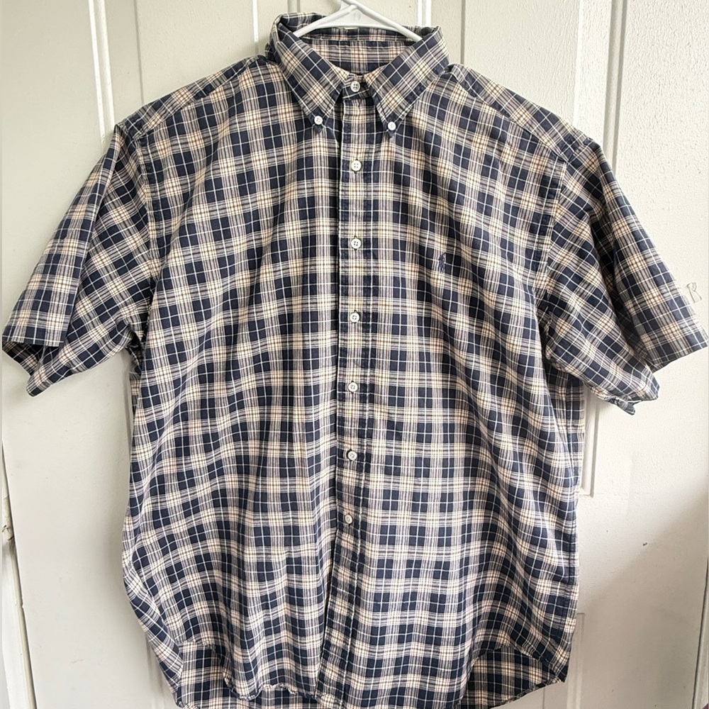 Ralph Lauren‎ Men’s Plaid Long Sleeve Shirt | Size L